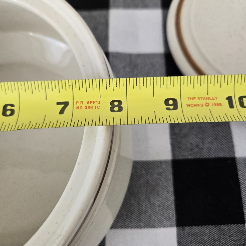 Old Brook Collection Stoneware Casserole Dish With Lid 2 Quart Oven to Table - Picture 7 of 10